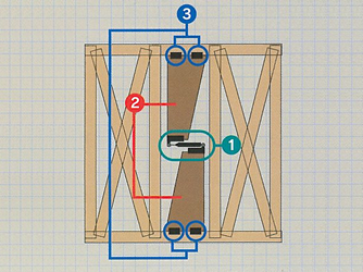 制震工法装置の図解